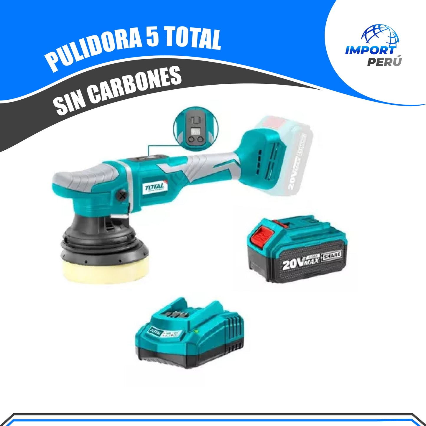 Pulidora Angular 20v
