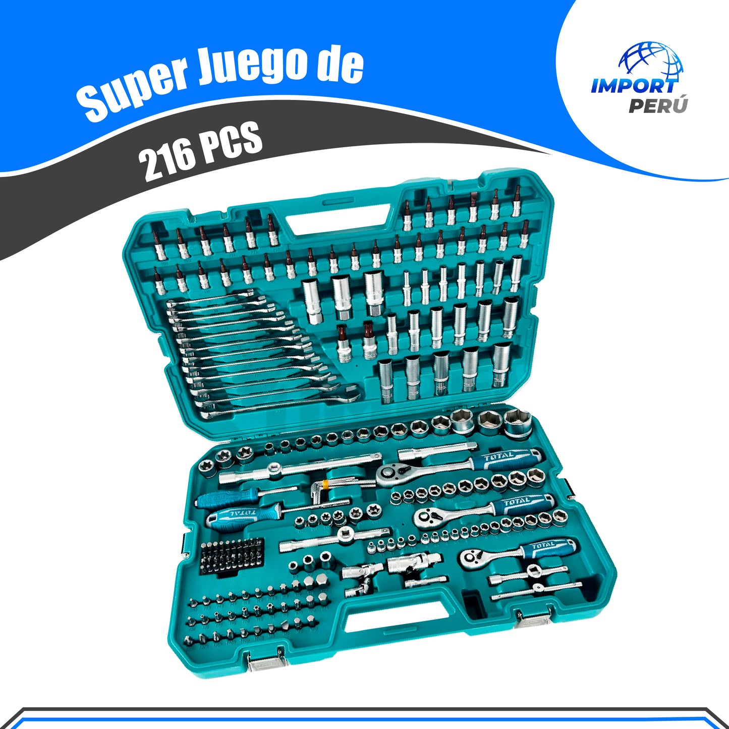 Super Juego de Piezas 216 pcs