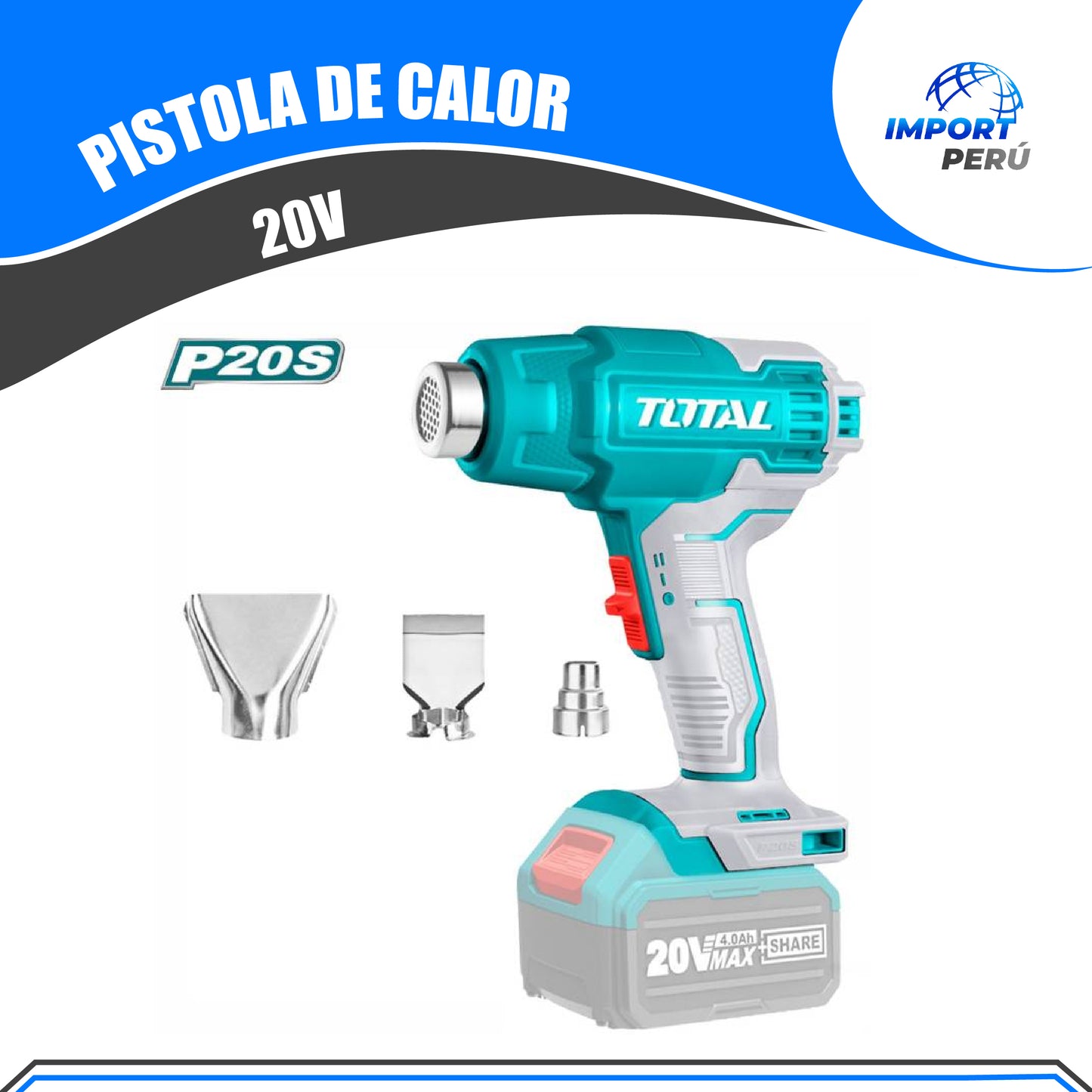 Pistola de Calor 20V
