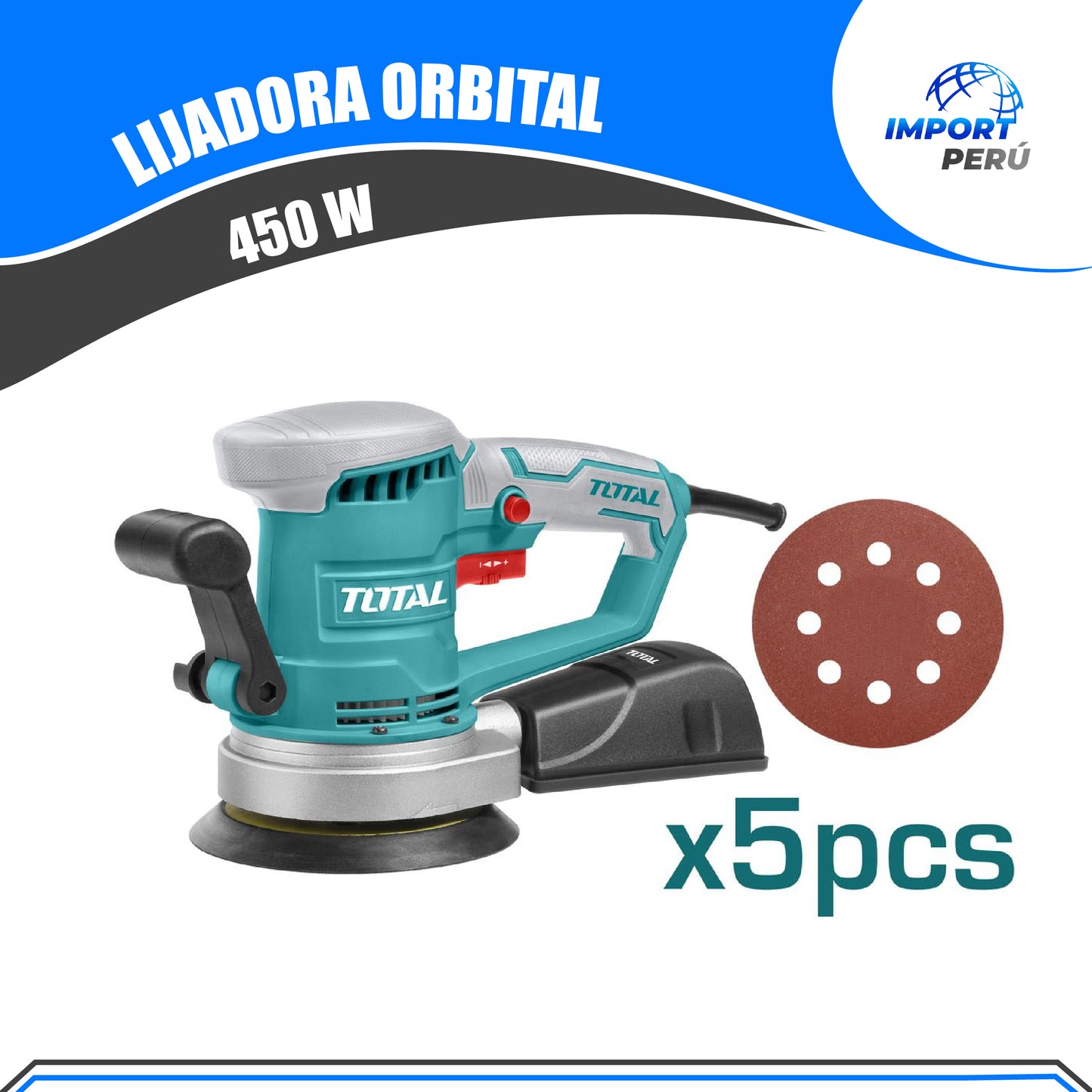 Lijadora orbital 450W
