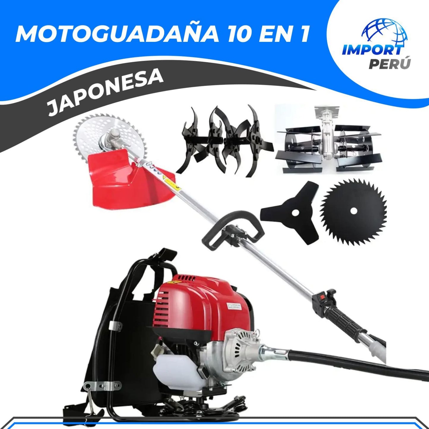 Motoguadaña 10 en 1