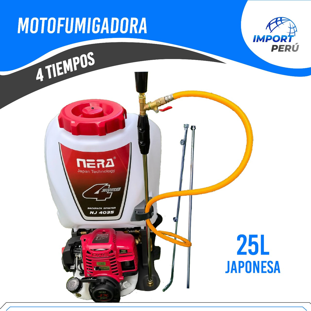 Motofumigadora Honda Wjr 2525 Mochila Fumigadora A Motor Honda