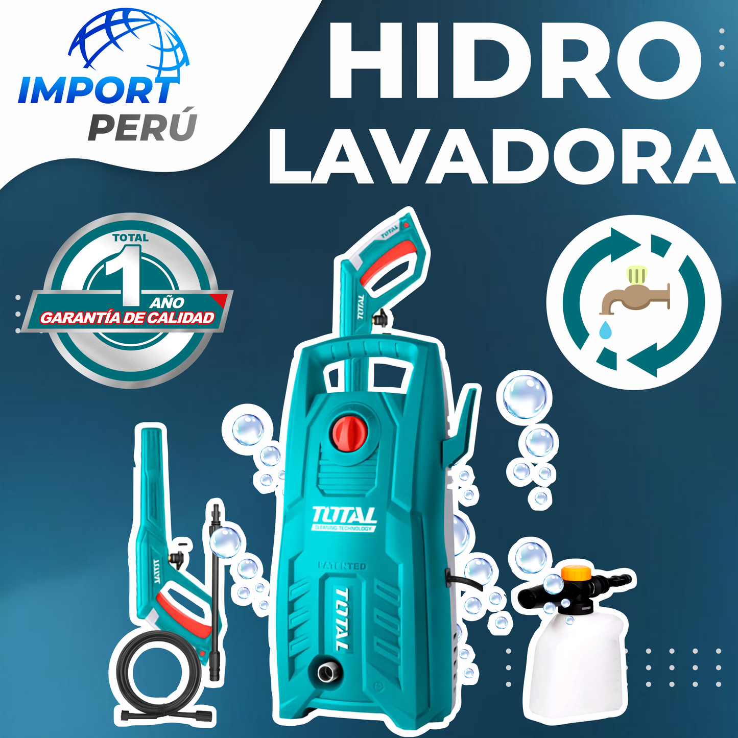 Hidrolavadora ElĂŠctrica 1400w