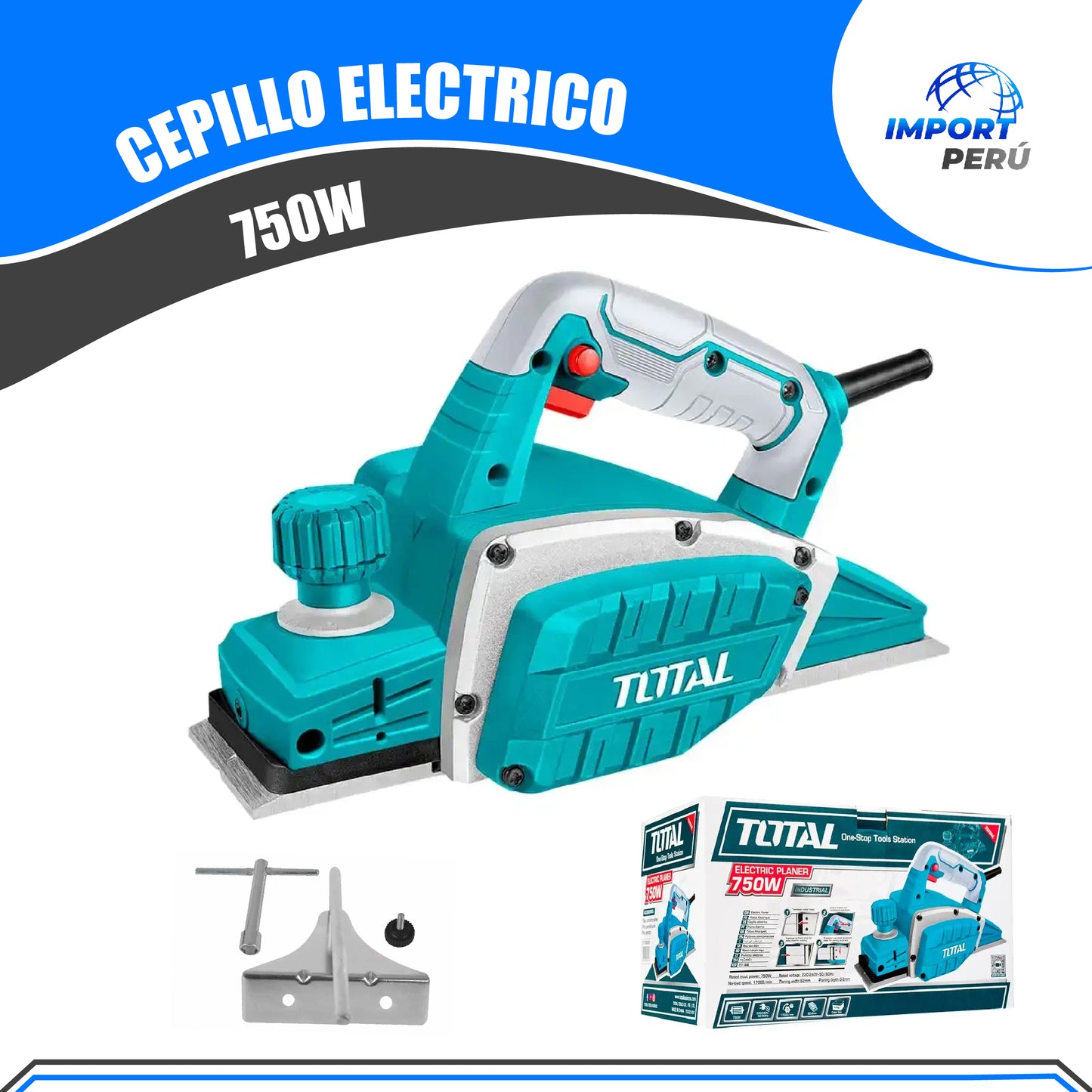 Cepillo Elรฉctrico 750 W