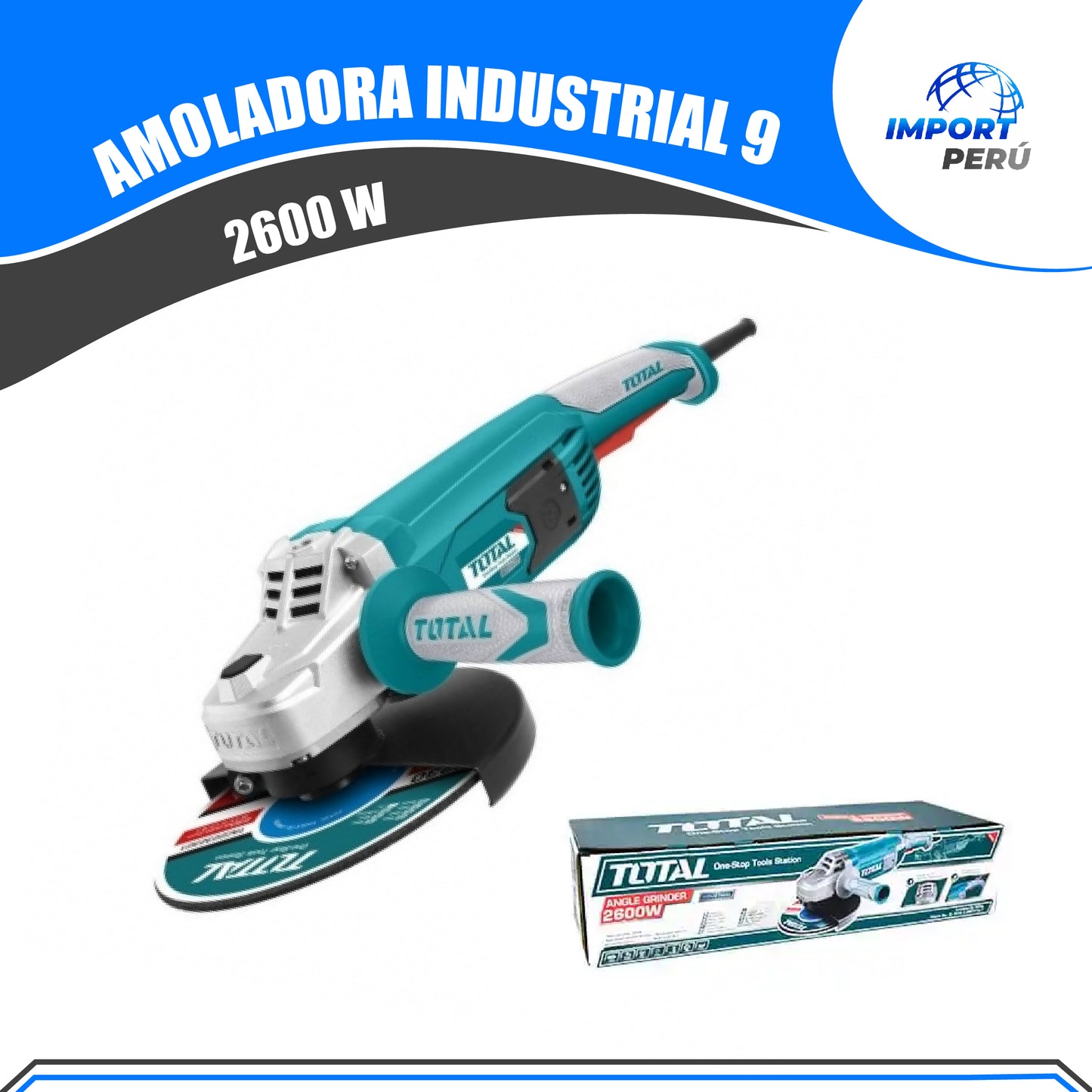 Amoladora Elรฉctrica 2600W INDUSTRIAL