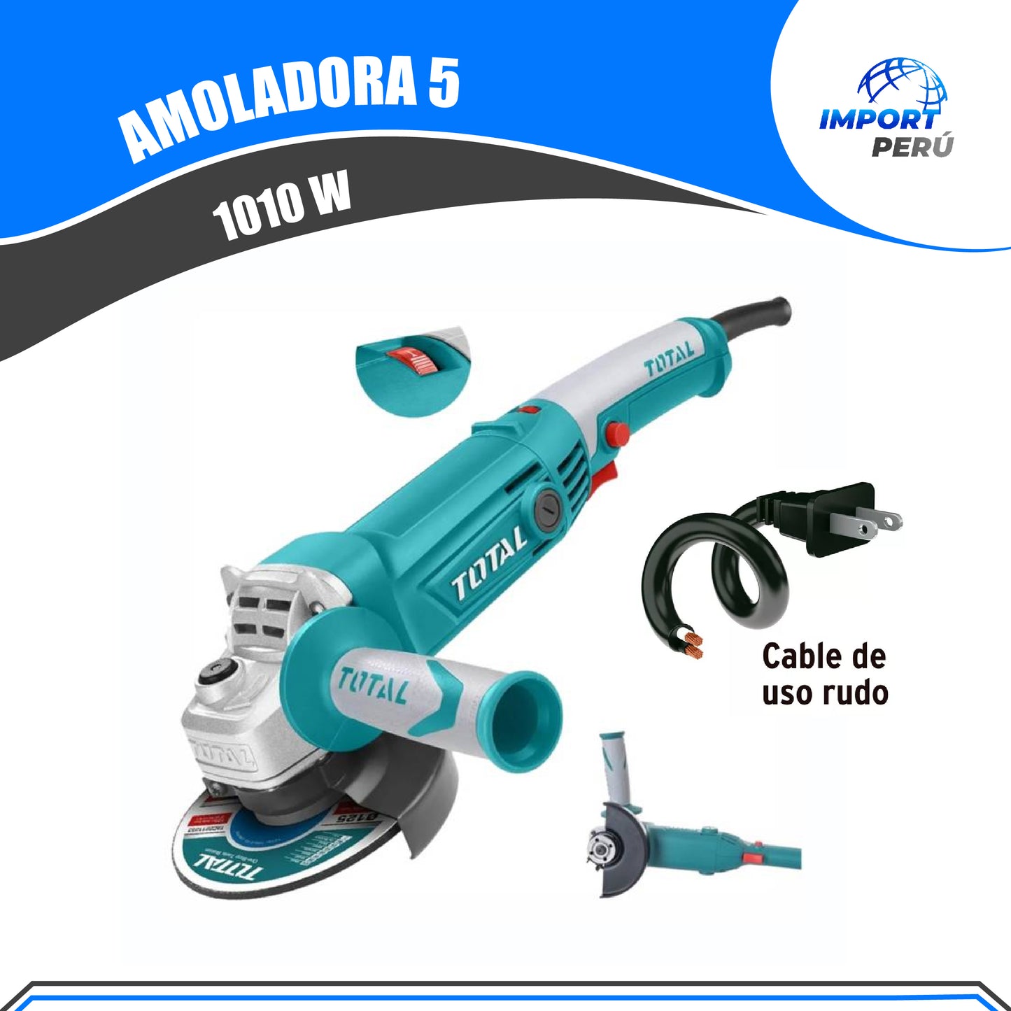 Amoladora Elรฉctrica 5P 1010W