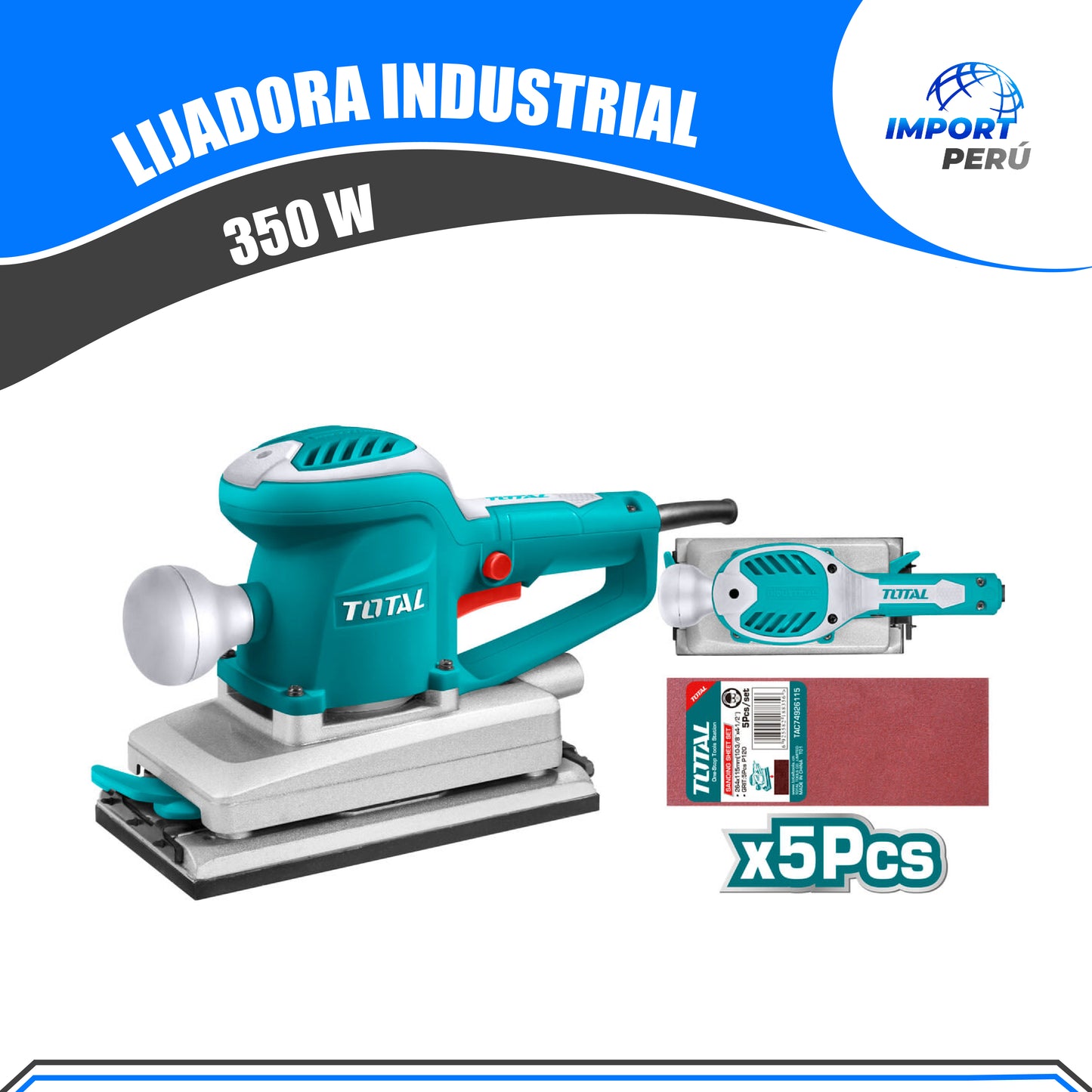 Lijadora 350W INDUSTRIAL