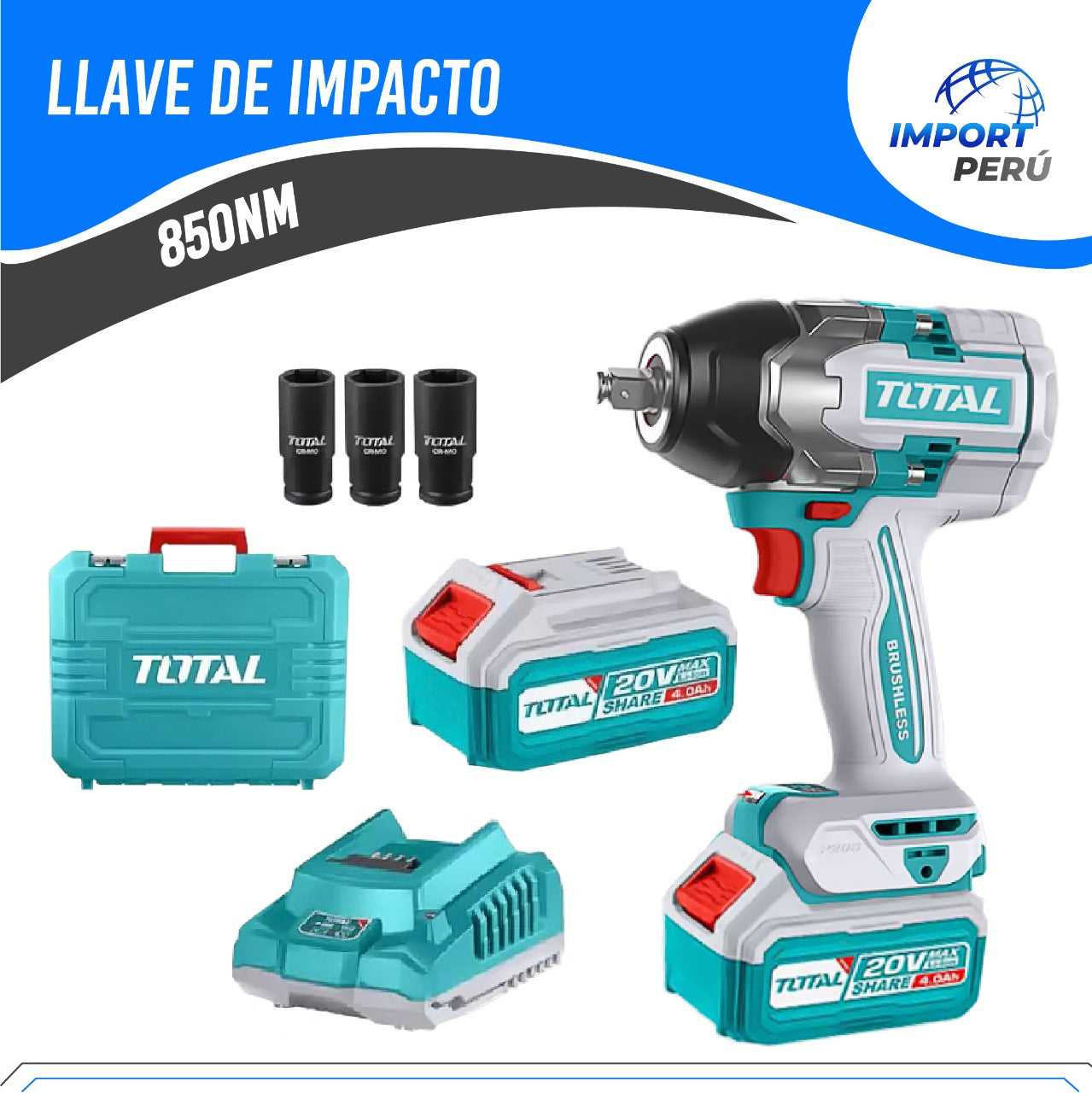Llave de Impacto 850NM - TOTAL