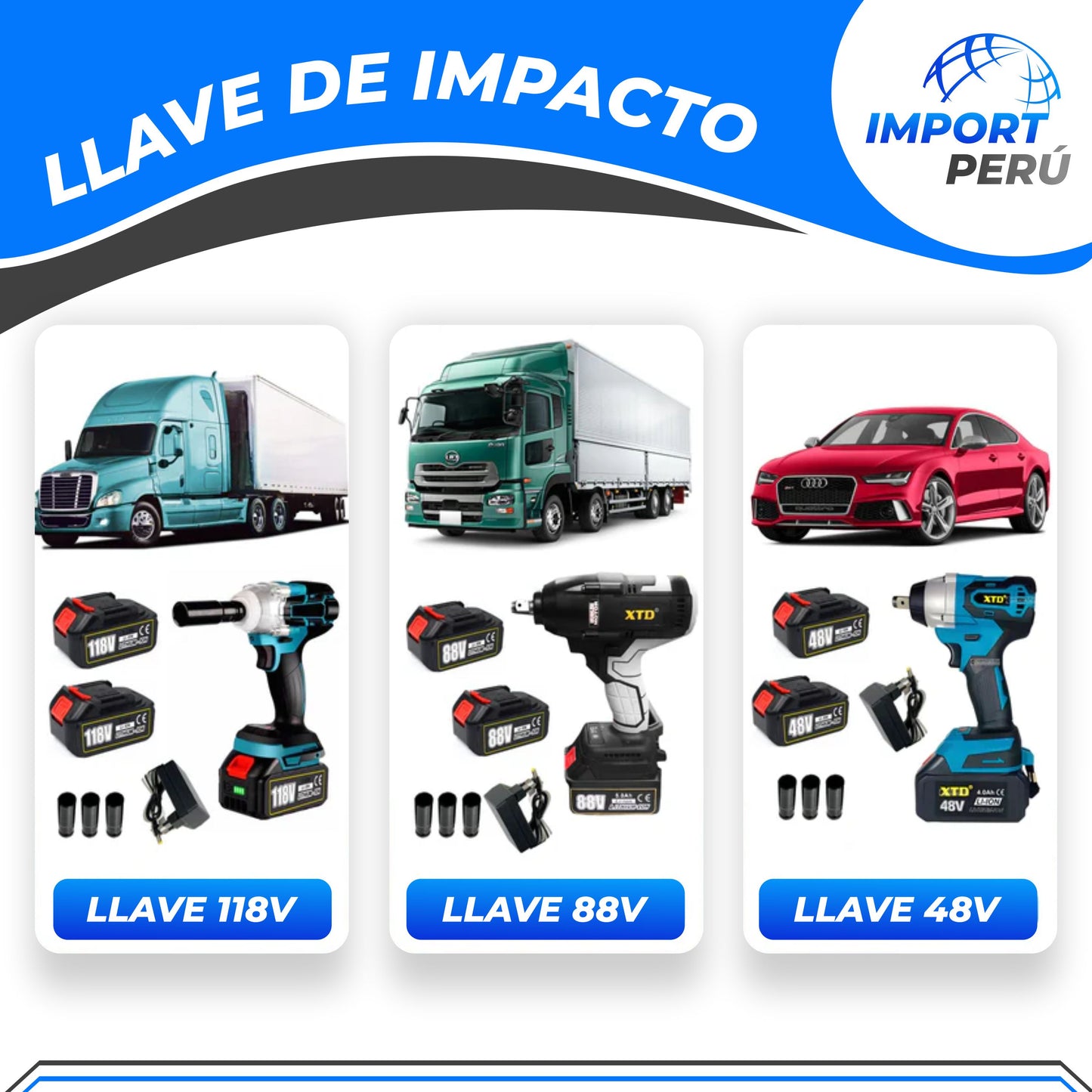 Llave de Impacto 118v