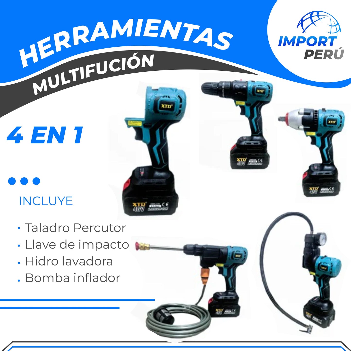 Herramienta Multifunciรณn 4 en 1