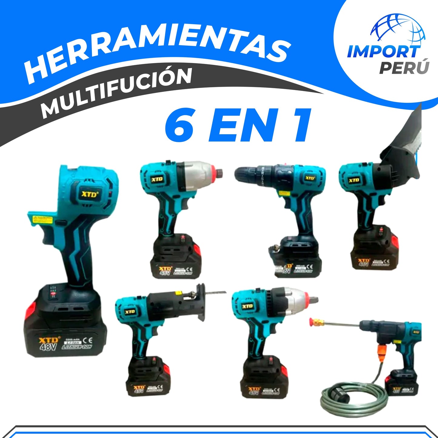 Herramienta Multifunciรณn 6 en 1