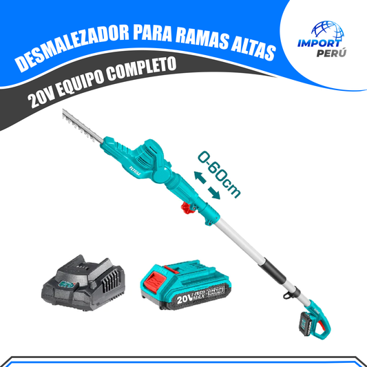 Desmalezador para Ramas Altas 20V EQUIPO COMPLETO