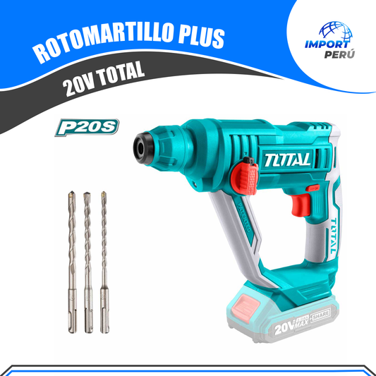 Rotomartillo  Inalámbrico PLUS 20V TOTAL