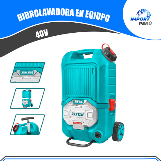 Hidrolavadora 40v con tanque