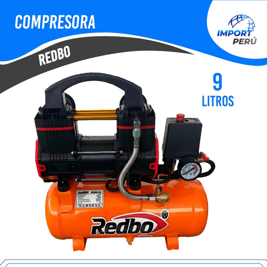 Compresora Silenciosa 9L-Redbo