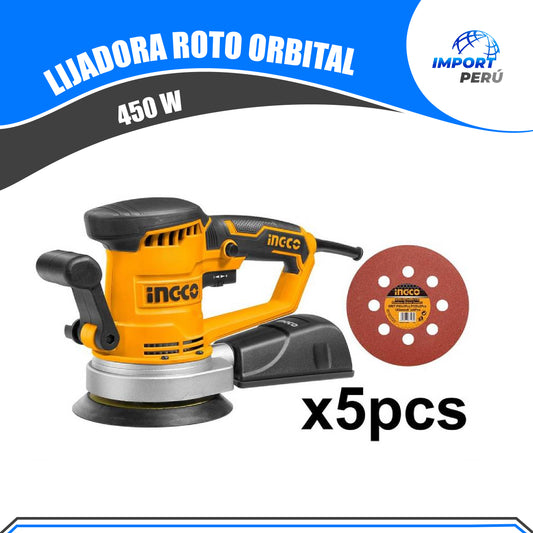 Lijadora Roto Orbital 450W