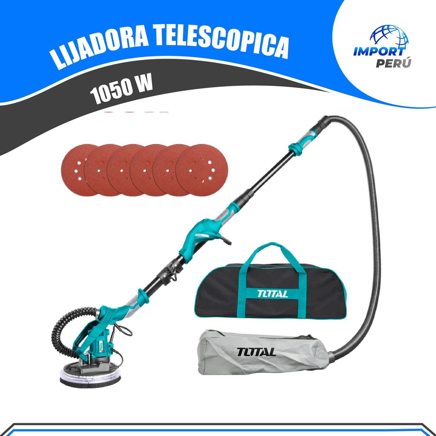 Lijadora telescópica 1050W