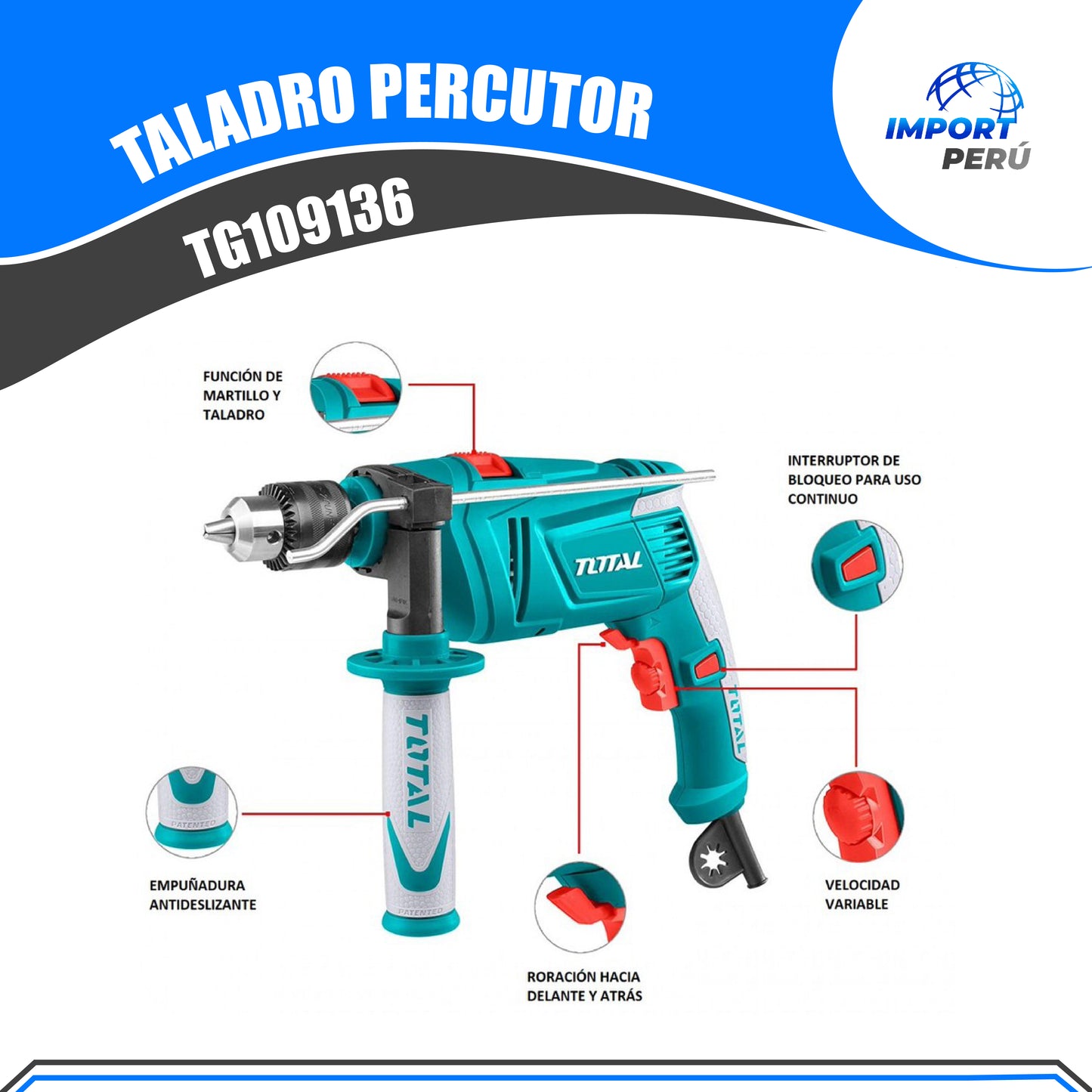 Taladro Percutor 810W